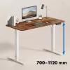 Elektrisch höhenverstellbarer Schreibtisch ergo office ER-400 W — max. Höhe 1160 mm, max. Belastung 80 kg