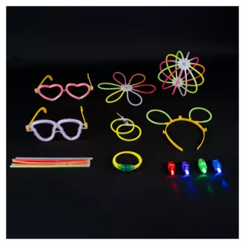 RealPower 495549 Glow Sticks Big Party Box, 488 Stück