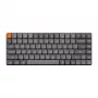Keychron K3 Max K3M-H3 kabellose mechanische Tastatur, Tri-Mode, 75 %, Gateron Brown Low Profile, RGB, schwarz