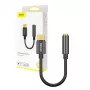 Kabeladapter Baseus CATL54-01 Typ-C auf 3,5 mm, Schwarz