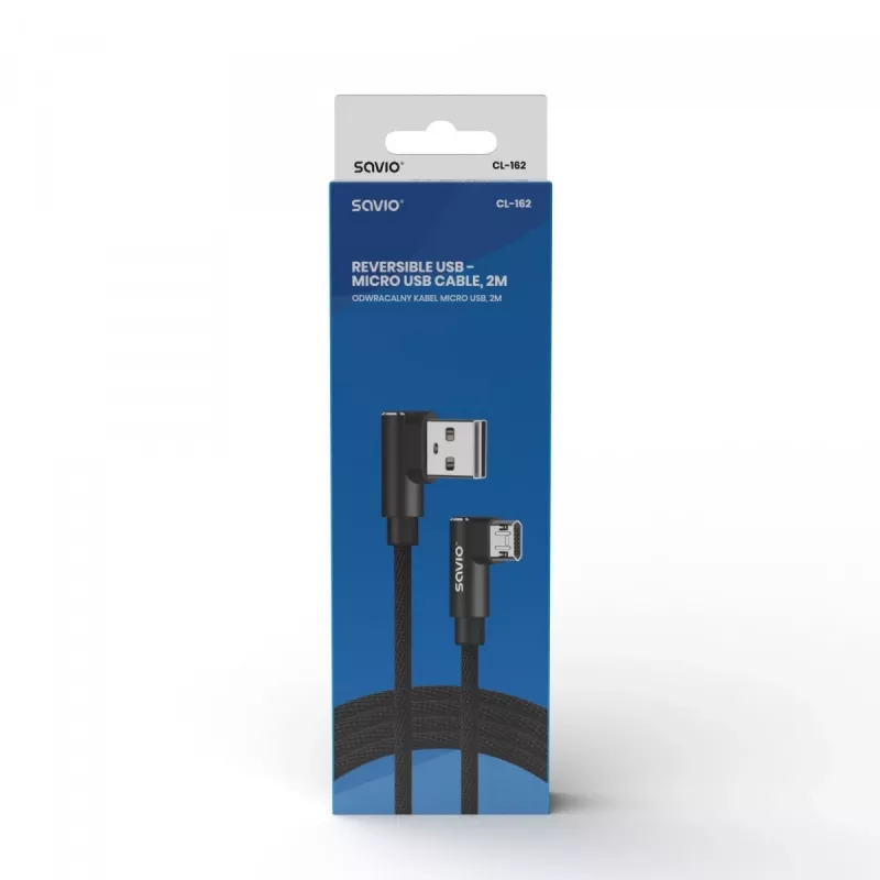 SAVIO CL-162 Mobiltelefonkabel Schwarz