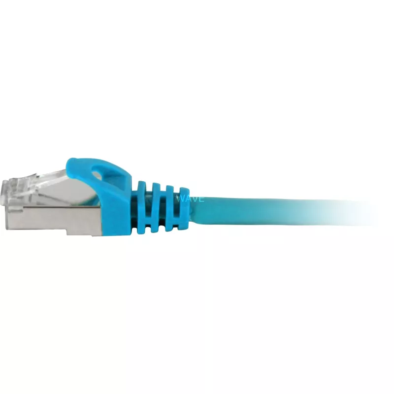 Netzwerkkabel Sharkoon Patch SFTP RJ-45 Cat.7a 10 m Blau
