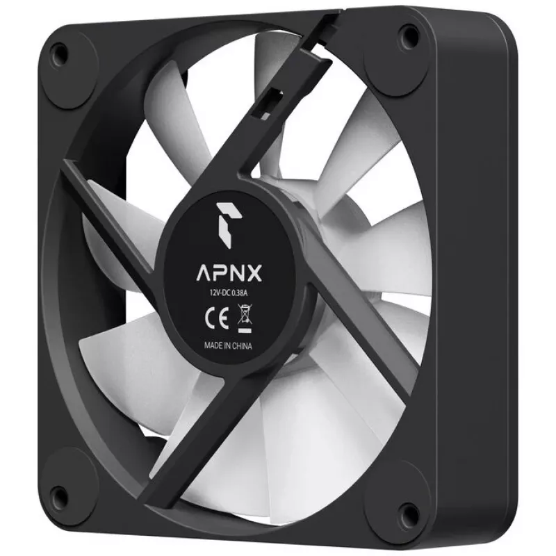 Gehäuselüfter APNX FP1-RQ 120 PWM ARGB-BK 120mm PWM ARGB schwarz