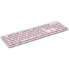 Kabellose Tastatur CANYON HKB-W01 – UK/US-Layout, beige, mit AAA-Batterien betrieben