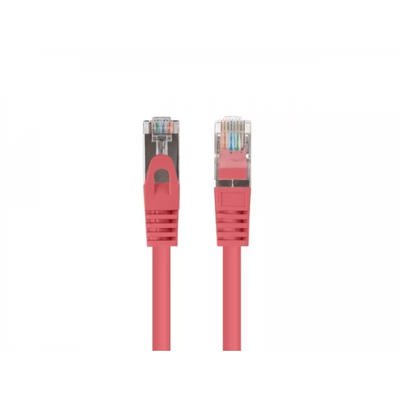 Lanberg PCF6-20CC-0100-R Cat.6 F/UTP Patchkabel, 10er-Pack, 1 m, Rot