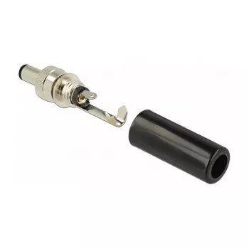 DeLOCK 89915 DC-Stecker 5,5 x 2,1 mm, 12 mm, Löten, 2 A