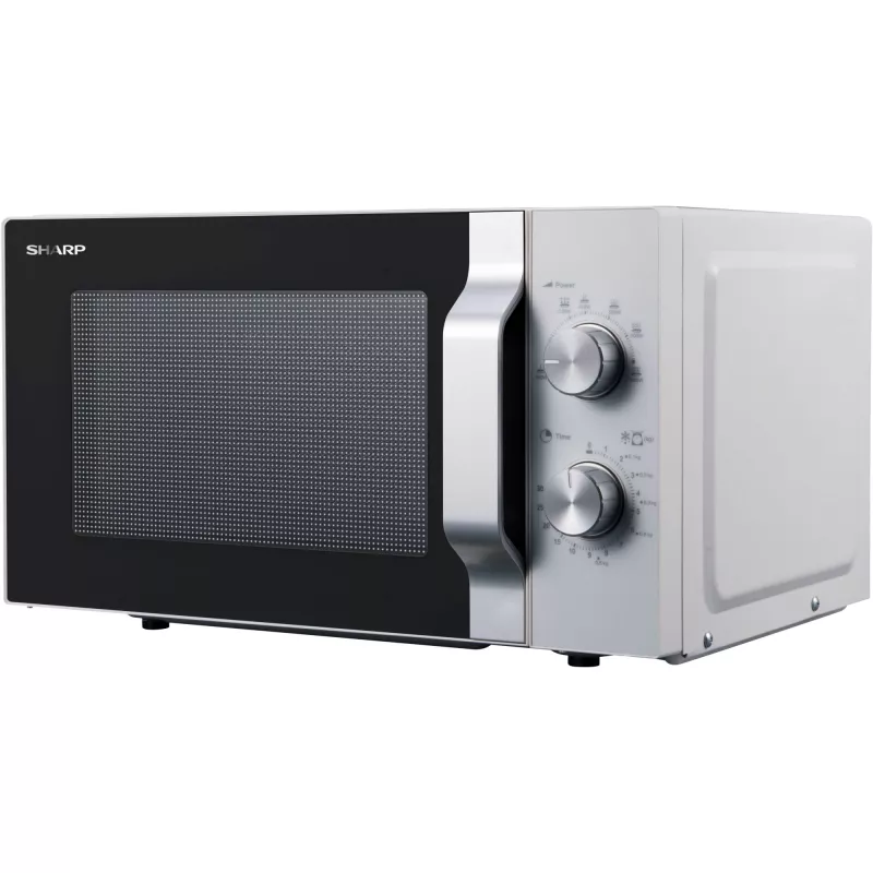 Sharp R204WA Mikrowelle Silber, Weiß Solo-Mikrowelle Arbeitsplatte 20 l 800 W