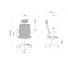 Ergonomischer Bürostuhl ESTA schwarz