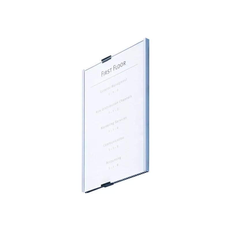 Durable Info-Schild Acryl Aluminium Silber 4806-23