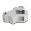 DeLOCK 67043 Keystone Halterung für Hutschiene mit Erdung, grau