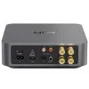 WiiM Amp Pro LPWIAMPP Multiroom-Stereo-Streaming-Verstärker, 60 W/Kanal an 8 Ω / 120 W/Kanal an 4 Ω, HDMI ARC, optisch, Line-in, Ethernet, Aluminium, dunkelgrau