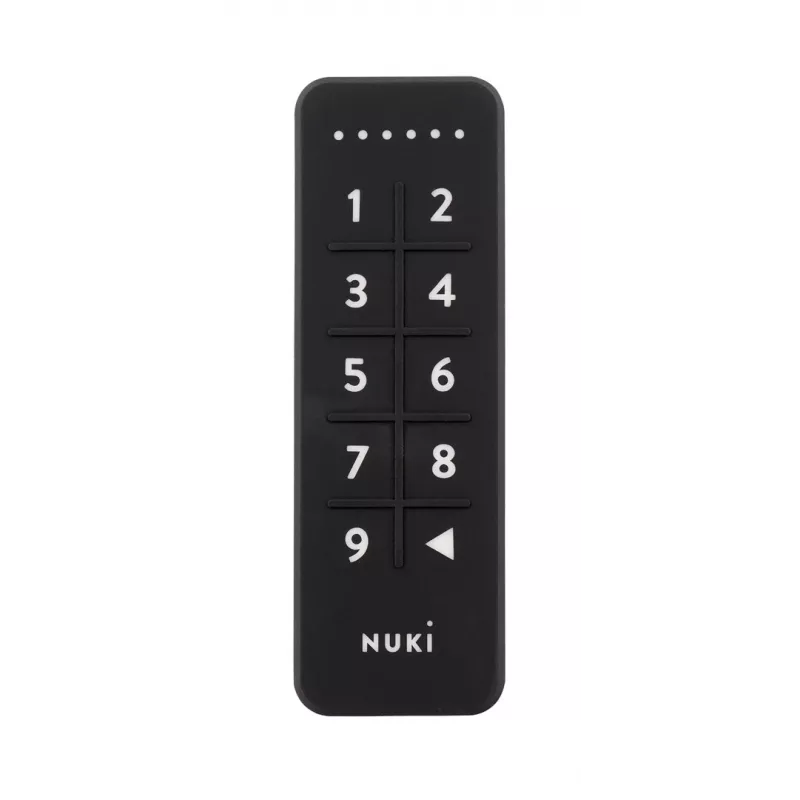 Nuki Keypad, 220284, Code-Tastatur für Nuki Smart Lock, Schwarz