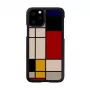 Smartphone-Hülle man and wood für iPhone 11 Pro — schwarze Holzschutzhülle