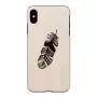 Handyhülle man and wood für iPhone X/XS — Indian Schwarz Schutzhülle