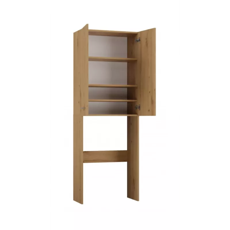 Topeshop POLA DD ARTISAN Badezimmer-Aufbewahrungsschrank Eiche