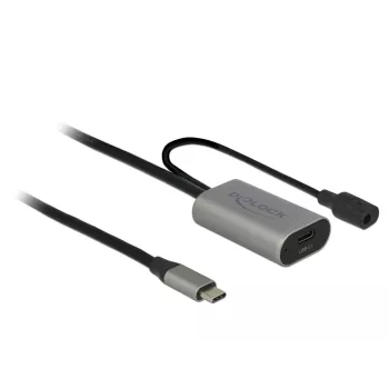 Delock USB-C Aktives Verlängerungskabel, 5 m, USB 5 Gbps (USB-20225 / 85392)
