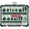 Bosch 2 607 017 472 Fräsersatz, 15 Teile, 8 mm Schaft