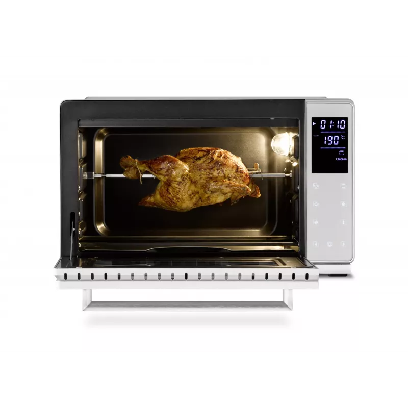Kompaktbackofen Caso Bake & Style 26 Touch 1500 W Silber – Mini-Backofen für die Arbeitsplatte, 26 cm Nutzbreite