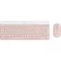 Logitech Slim Wireless Combo MK470 - Tastatur-Maus-Set - Funk - 2,4 GHz - QWERTY - rosé (920-011314)