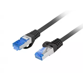 Netzwerkkabel Lanberg PCF6A-10CC-0025-BK RJ45 Cat6a 0,25m Schwarz