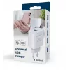 Gembird TA-UC-1A12-01 Universal-USB-Ladegerät, 5 V 2,4 A, 12 W, 1x USB-A, Weiß