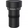 Objektivzubehör für AXIS Sicherheitskameras 03141-001 — 21,4 mm Brennweite, 19,9° horizontaler Betrachtungswinkel, schwarz, 4er-Pack