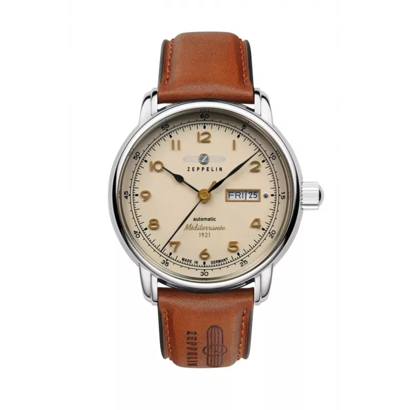 Armbanduhr Zeppelin 96645 — Automatikwerk, Edelstahlgehäuse, wasserbeständig