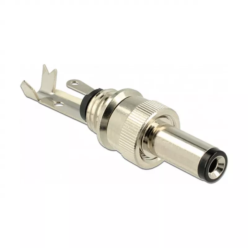 DeLOCK 89915 DC-Stecker 5,5 x 2,1 mm, 12 mm, Löten, 2 A