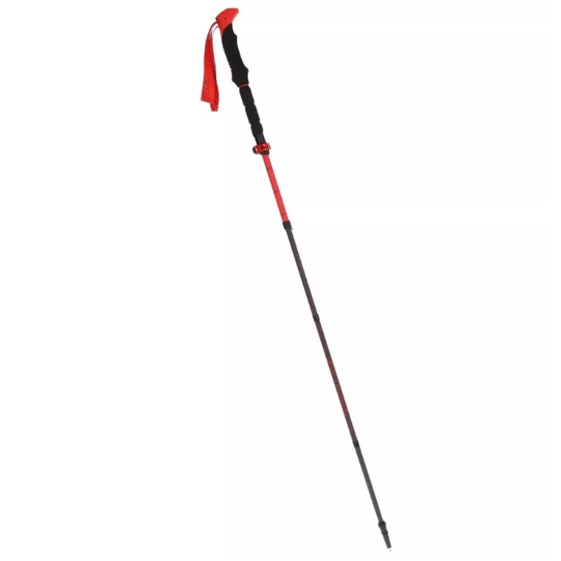 Nordic-Walking-Stöcke Viking SPIDER FS schwarz/rot UNI – verstellbare Trekkingstöcke