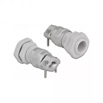 Kabelverschraubung DeLOCK 60352 Grau Metall Kunststoff