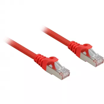 Patchkabel RJ45 Cat.6a SFTP (Rot, 1,5 Meter, LSOH (Halogenfrei))