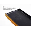 Kartenfach-Hülle VixFox für iPhone XR, senfgelb, schlanke Schutzhülle mit Kartenfach