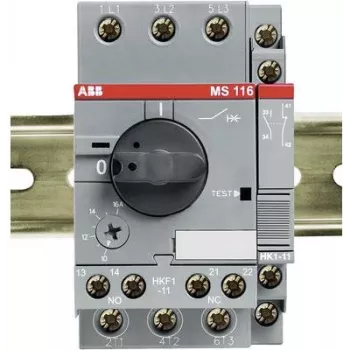 ABB Motorschutzschalter einstellbar 690 V/AC 1,6 A MS 116-1,6 1 Stück (1SAM 250 000 R1006)
