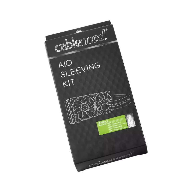CableMod AIO Sleeving Kit Series 2 für EVGA CLC / NZXT Kraken, weiß