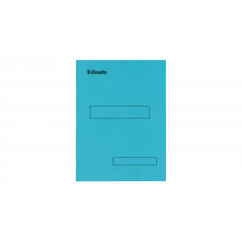 Esselte Dokumentenmappe, A4, Karton 160 g/m², Blau, mit 2 Klappen, 100% recycelbar (721010)
