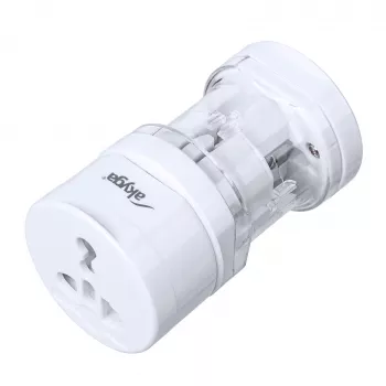 Akyga AK-AD-61 universeller Reisestecker-Adapter, weltweit, 10 A, weiß
