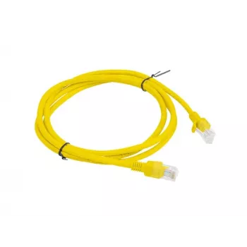 LPATCHCORD Cat.5E UTP 1,5 m Gelb FLUKE PASSED LANBERG 10er-Pack