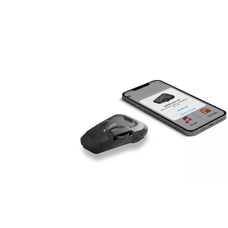 Cardo Spirit HD Duo Motorrad-Intercom 2 Kanäle 600 m Schwarz