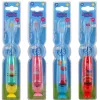 Peppa Pig blinkendes Zahnbürsten-Set mit Saugnapf, 4 Stück, farblich sortiert