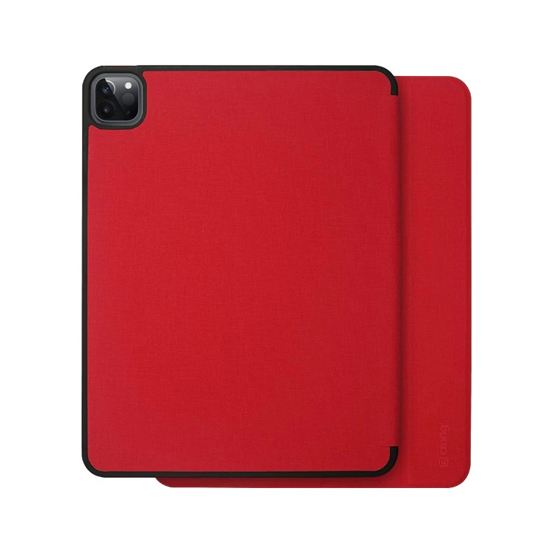 Crong FlexFolio CRG-FXF-IPD112-RED Folio-Hülle für iPad Air 11 M3 (2025)/M2 (2024), iPad Air 10.9 (5-4 Gen.), iPad Pro 11 (2022-2021), 27,7 cm (10,9″), mit Apple-Pencil-Halterung, rot