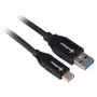 USB-3.2-Gen-2-Kabel, USB-A-Stecker > USB-C-Stecker (schwarz, 0,5 Meter)