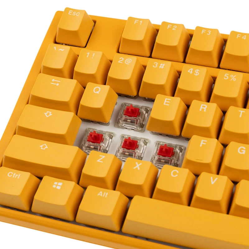 Ducky One 3 TKL Tastatur Gaming USB QWERTY Englisch Gelb