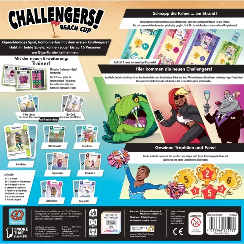 Challengers Beach Cup, Kartenspiel