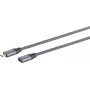 USB-Kabel S/CONN 13-46020 USB 3.2 Gen 2x2 1 m USB-C Schwarz