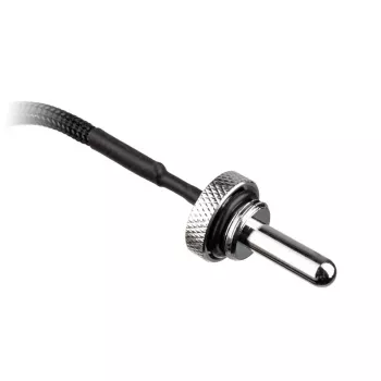 Alphacool Eiszapfen Temperatursensor Plug G1/4 - Temperatursensor für Liquid-Kühlsystem - Chrom - 50 cm