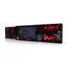 Gembird GGS-UMGL4-01 Phantom 4-in-1 beleuchtetes Gaming-Set (Tastatur, Maus, Headset, Mauspad), kabelgebunden USB, US-Layout, schwarz