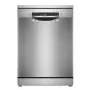 Bosch SMS4EVI04E freistehender Geschirrspüler, 13 Maßgedecke, 46 dB, Energieklasse D, Home Connect, 60x60x84,5 cm, Edelstahl