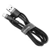 Baseus Cafule USB Lightning Kabel 2A 3m (Schwarz+Grau)