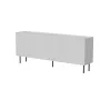 Cama Meble LUCCA 4D Kommode, 200x40x80 cm, weiß