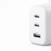 Wandladegerät UGREEN CD275 2× USB Type-C 65W Weiß — Dual-USB-C 65W Schnellladung, 100–240V Eingang